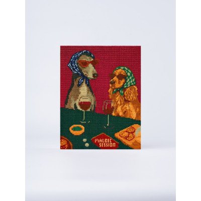 Kit Pintura Diamantes Painting Dogs Malbec FW