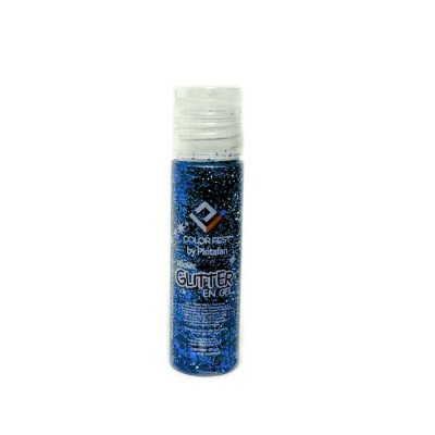Glitter en gel pocket x20 gramos en blíster Azul Creativa