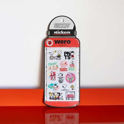 Stickers para botellas Snoopy Wero