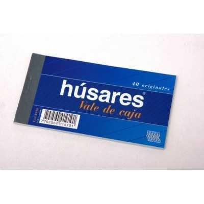 Talonario vale de caja Husares