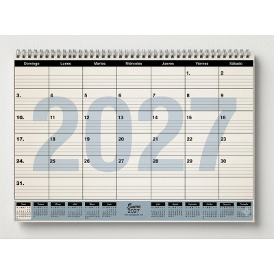 Calendario escritorio 50x35 mes x hoja LAR