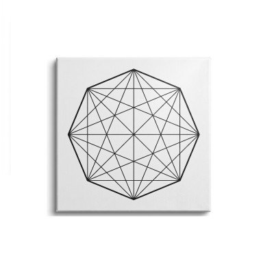 Bastidor preimpreso Geometria Sagrada de 30x30 cm Fime