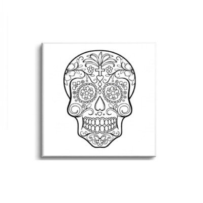 Bastidor entelado preimpreso 20x20 cm Mandalas 1 Fime