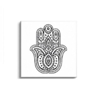 Bastidor entelado preimpreso 20x20 cm Mandalas 3 Fime