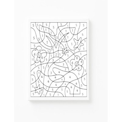 Bastidor preimpreso Color By Number 30x40 cm modelo 0020 Fime