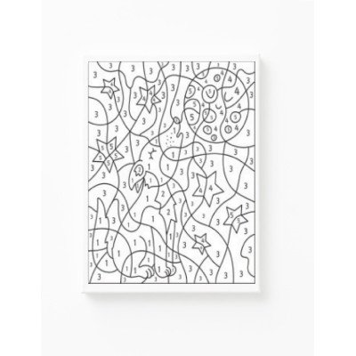 Bastidor preimpreso Color By Number 30x40 cm modelo 0021 Fime