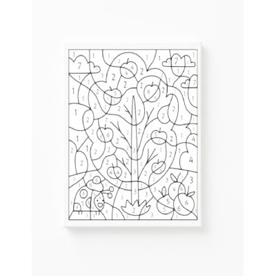Bastidor preimpreso Color By Number 30x40 cm modelo 0024 Fime