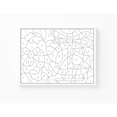 Bastidor preimpreso Color By Number 30x40 cm modelo 0023 Fime