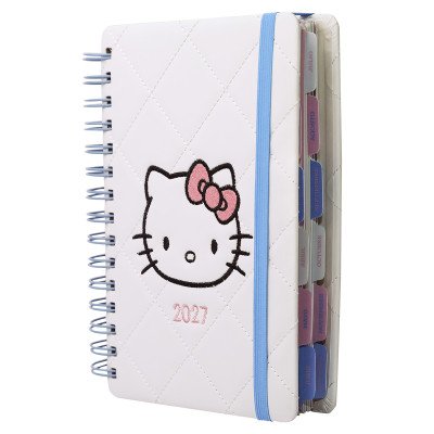 Agenda 14x20 cm diaria Hello Kitty Mooving