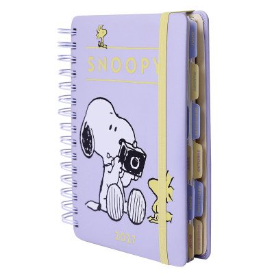 Agenda 14x20 cm diaria Snoopy Mooving