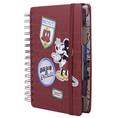 Agenda 14x20 cm diaria Mickey Mouse & Friends Mooving