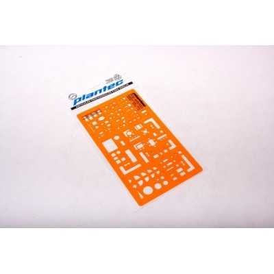 Plantilla Inyectada Profesional de Sanitarios, Cocina y Lavadero Escala 1:100 Mod. 2122 Plantec