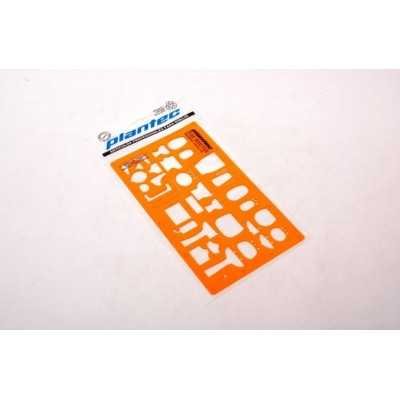 Plantilla Inyectada Profesional de Sanitarios Escala 1:20 Mod 2123 Plantec