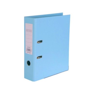 Bibliorato PVC A4 celeste pastel