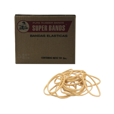 Bandas elásticas de 40 mm caja x150 gramos Super Bands