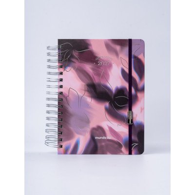 Agenda 15x21 cm semanal del docente Blur con espiral FW