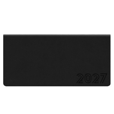 Agenda pocket semanal Positano negro encuadernada Talbot