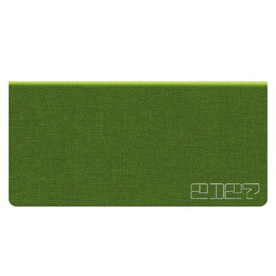 Agenda pocket semanal Colore verde encuadernada Talbot