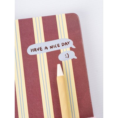 Cuaderno PU 14x21 cm tapa dura Coffee Club nice day x80 hojas lisas Sketch FW