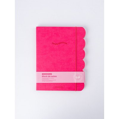 Block de notas A5 con filo impreso Simply Awesome x80 hojas rayadas FW
