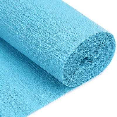 Papel crepe Celeste
