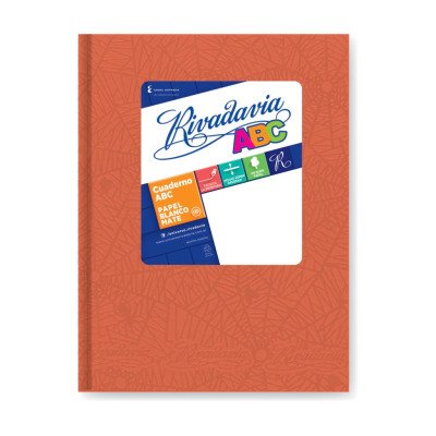 Cuaderno ABC 19x23 cm Naranja x48 hojas rayadas Rivadavia