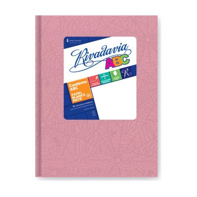 Cuaderno ABC 19x23 cm Rosa x48 hojas rayadas Rivadavia