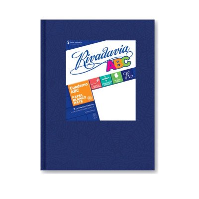 Cuaderno ABC 19x23 cm Azul x48 hojas cuadriculadas Rivadavia