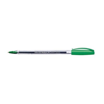 Bolígrafo 1mm Trilux verde Faber-Castell
