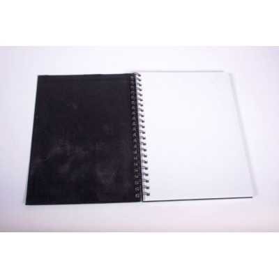 Cuaderno boceto oficio esp. Tapa Negra 120gr