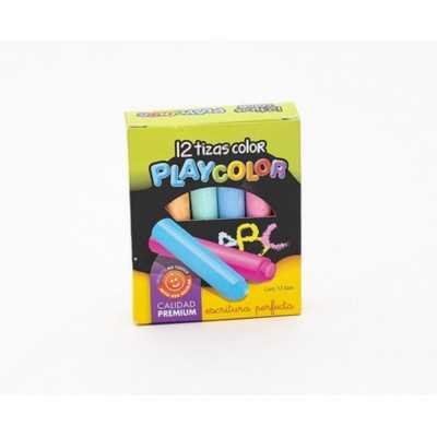 Tizas de Colores Caja x12 unidades Playcolor