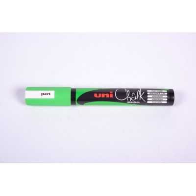 Marcador Posca Tinta Tiza Líquida 5M / 1.8-2.5mm Verde Flúo (0500) Uni