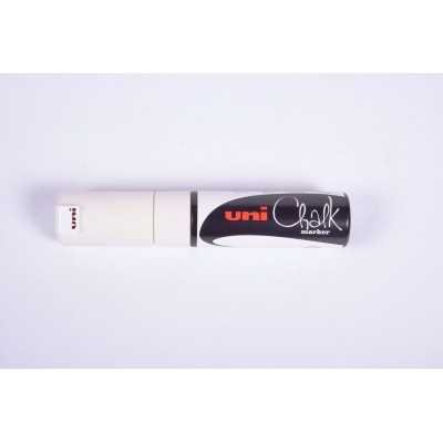 Marcador Posca Tinta Tiza Líquida 8K / 8.0mm Blanco (1400) Uni