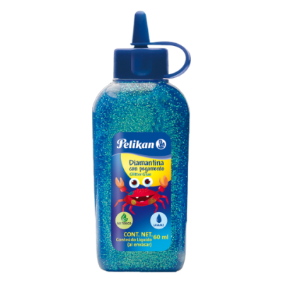 Adhesivo glitter x60 ml TURQUESA Pelikan