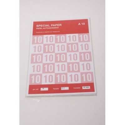 Sobre etiqueta x25  1xhoja A4