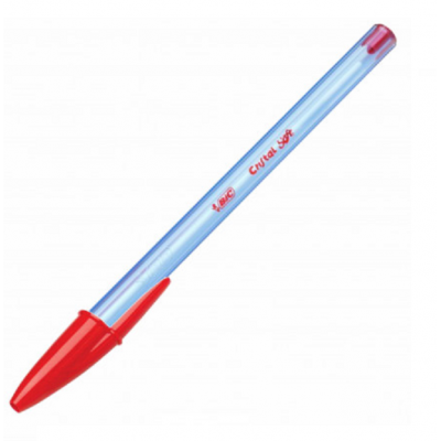 Boligrafo Cristal Soft ROJO 1,2 mm BIC