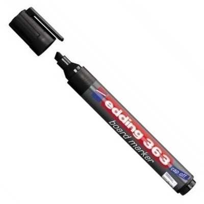 Marcador para pizarra recargable cuerpo plástico Art 363 NEGRO Edding