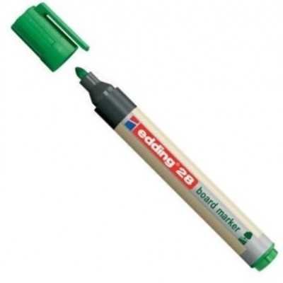 Marcador recargable Ecológico para pizarra Art 28 VERDE Edding