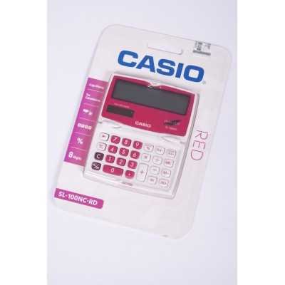 Calculadora Casio 8 digitos pantalla gde rosa