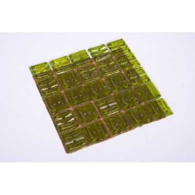 Venecitas Vitro Cristal x 25 Verde Creativa